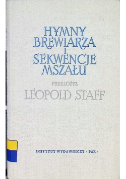 Hymny Brewiarza i sekwencje Mszału