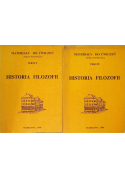 Historia filozofii Tom 1 i 2