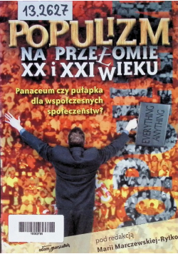 Populizm na przełomie XX i XXI wieku