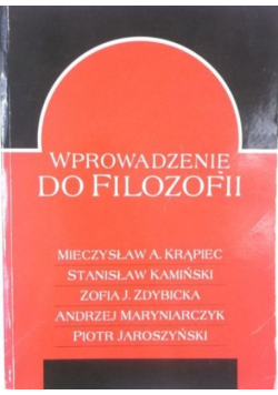 Wprowadzenie do filozofii