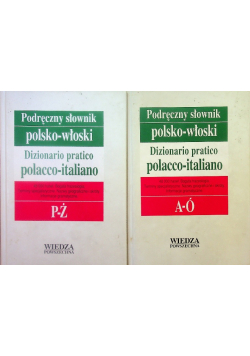 Podręczny słownik polsko włoski Tom 1 i 2