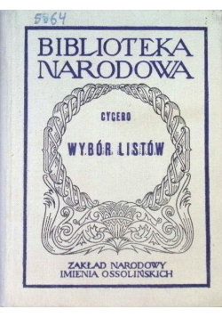 Cycero Wybór listów