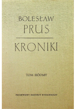 Prus Kroniki Tom 7