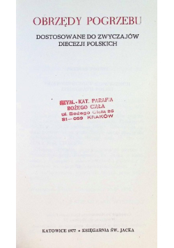 Obrzędy pogrzebu
