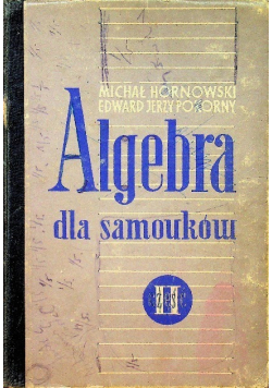 Algebra dla samouków Część 2