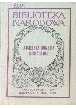 Angielska komedia Restauracji