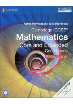 Cambridge IGCSE Mathematics Core and Extended Coursebook