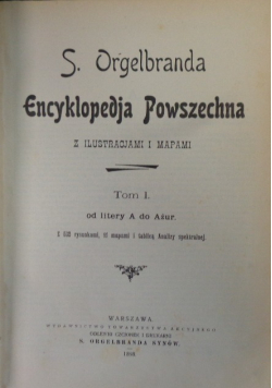 Encyklopedja powszechna, 1898 r.