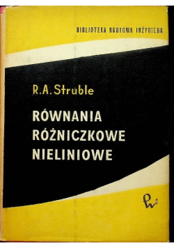Równania różniczkowe nieliniowe