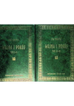 Wojna i pokój  Tom I do IV