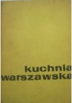 Kuchnia warszawska