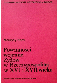 Powinności wojenne Żydów w Rzeczypospolitej