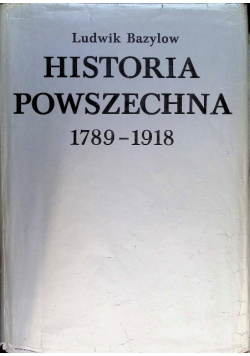 Historia powszechna 1789 1918