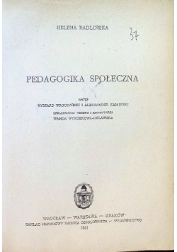 Pedagogika społeczna