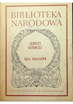 Opis obyczajów