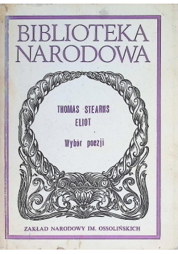Eliot Wybór poezji