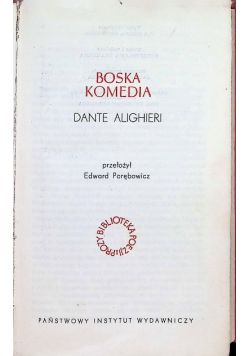 Boska Komedia