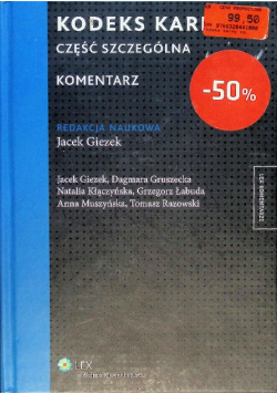 Kodeks karny Część szczególna Komentarz