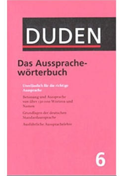 Duden Aussprachewörterbuch