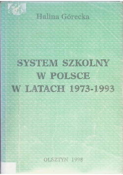 System szkolny w Polsce w latach 1973-1993