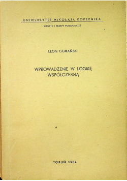 Wprowadzenie w logikę współczesną