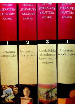 Historia literatury i kultury Polskiej Tom od 1 do 4