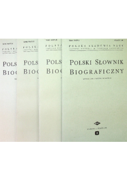 Polski Słownik Biograficzny Tom XXVIII Zeszyt 1 do 4