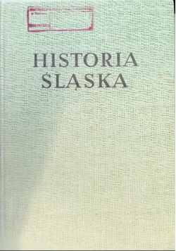 Historia Śląska Tom III Część 2