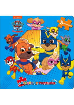 Psi Patrol Książka z puzzlami.