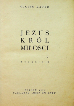 Jezus Król Miłości