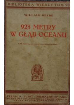 923 metry w głąb oceanu 1935r.