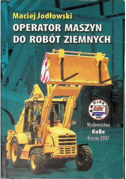 Operator maszyn do robót ziemnych