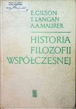 Historia filozofii współczesnej