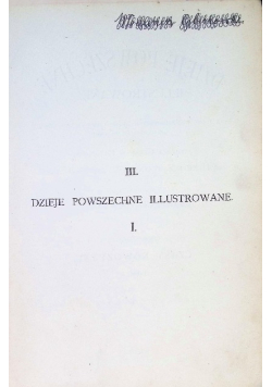Illustrowana historya nowożytna Tom 1 1900 r.