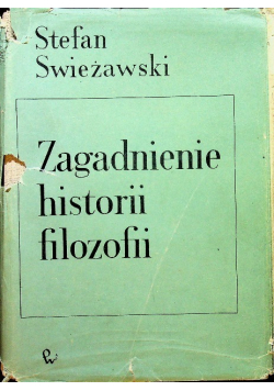 Zagadnienie historii filozofii