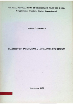 Elementy protokołu dyplomatycznego