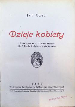 Dzieje kobiety, 1935 r.