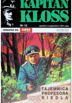 Kapitan Kloss Nr 15 Tajemnica profesora Riedla