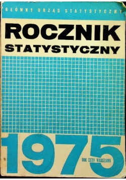Rocznik statystyczny 1975