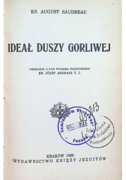 Ideał duszy gorliwej 1936 r.