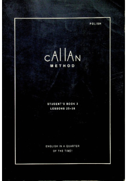 Callan Method Student s Book 2 Lessons 25 - 58
