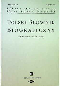 Polski słownik biograficzny Zeszyt 163