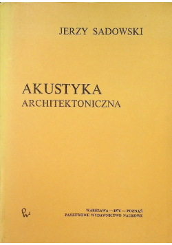 Akustyka architektoniczna