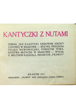 Kantyczki z nutami