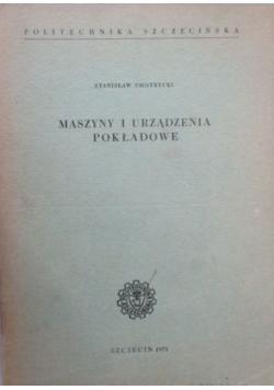 Maszyny i urządzenia pokładowe