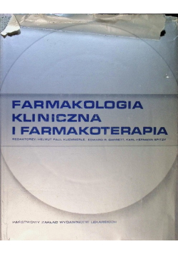 Farmakologia kliniczna i farmakoterapia