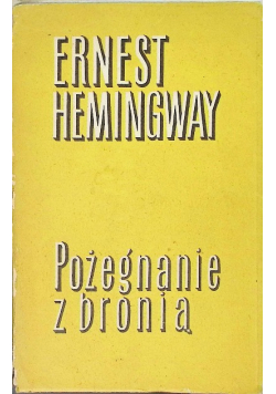 Pożegnanie z bronią