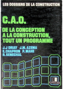 Cao De La Conception A La Construction Tout Un Programme