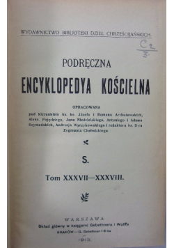 Podręczna encyklopedia kościelna, 1913 r.