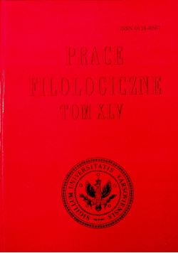 Prace filologiczne Tom 45